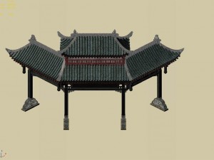 tianshui city - archway 01 3Dモデル