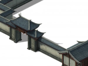 tianshui city - school - private school 01 3D Модель