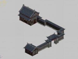 tianshui city - school - private school 01 3D Модель