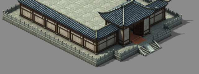 tianshui city - house 01 3D 模型 .c4d .max .obj .3ds .fbx .stl .blend