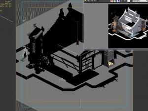blacksmith shop - steel stove 01 3D Model