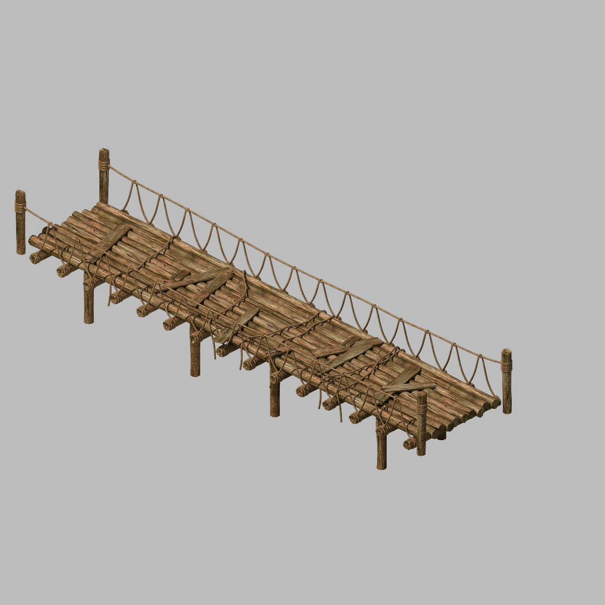tongtianhe - suspension bridge 03 3D Model .c4d .max .obj .3ds .fbx .stl .blend 