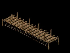 tongtianhe - suspension bridge 03 3D Model