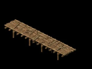 tongtianhe - suspension bridge 03 3D Model