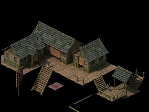 tongtianhe - building - bamboo house 3D 모델