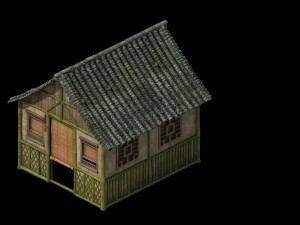 tongtianhe - building - bamboo house 3D 모델