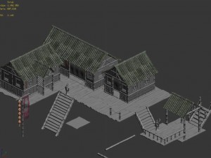 tongtianhe - building - bamboo house 3D 모델