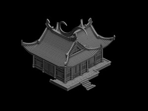 tongtianhe - siamese building 3D Model