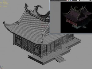 tongtianhe - siamese building 3D Model