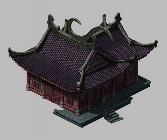 tongtianhe - siamese building 01 3D Model .c4d .max .obj .3ds .fbx .stl .blend 