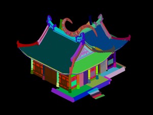tongtianhe - siamese building 01 3D Model