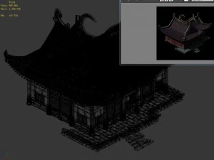 tongtianhe - siamese building 01 3D Model