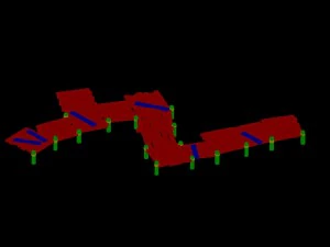 tongtianhe - wooden bridge 01 3D Model