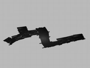 tongtianhe - wooden bridge 01 3D Model