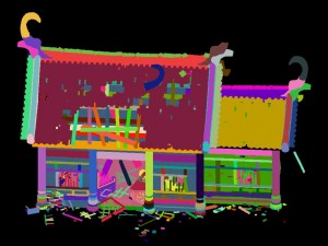 tongtianhe - broken house 01 3D Model