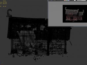 tongtianhe - broken house 01 3D Model