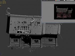tongtianhe - broken house 01 3D Model