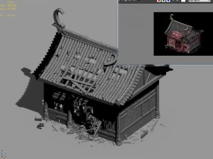 tongtianhe - breaking the house 02 3D Model