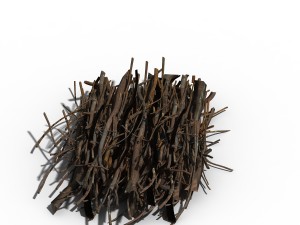 common objects - firewood stacks 3D 모델