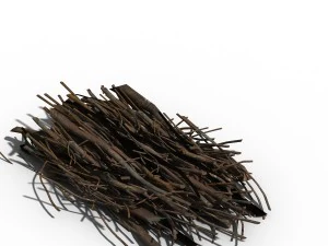 सामान्य वस्तुएँ - जलाऊ लकड़ी के ढेर 3D मॉडल