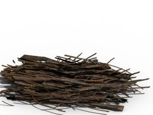 सामान्य वस्तुएँ - जलाऊ लकड़ी के ढेर 3D मॉडल