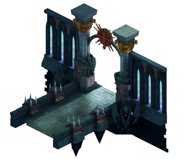 library - the bookstore exit gate 3D मॉडल .c4d .max .obj .3ds .fbx .stl .blend 