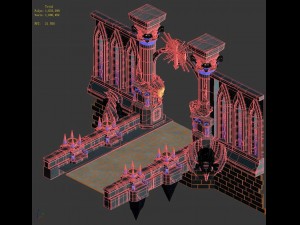 library - the bookstore exit gate 3D मॉडल