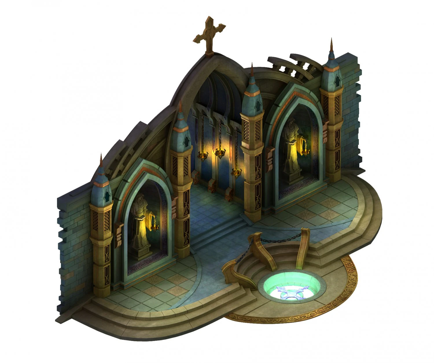 library - library entrance 02 3D Model .c4d .max .obj .3ds .fbx .stl .blend 