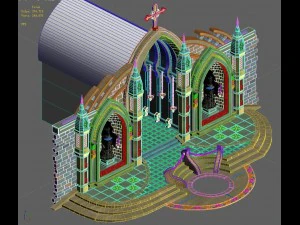 library - library entrance 02 3D Model