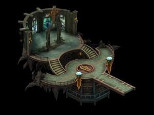 library - collection room circle room 01 3Dモデル