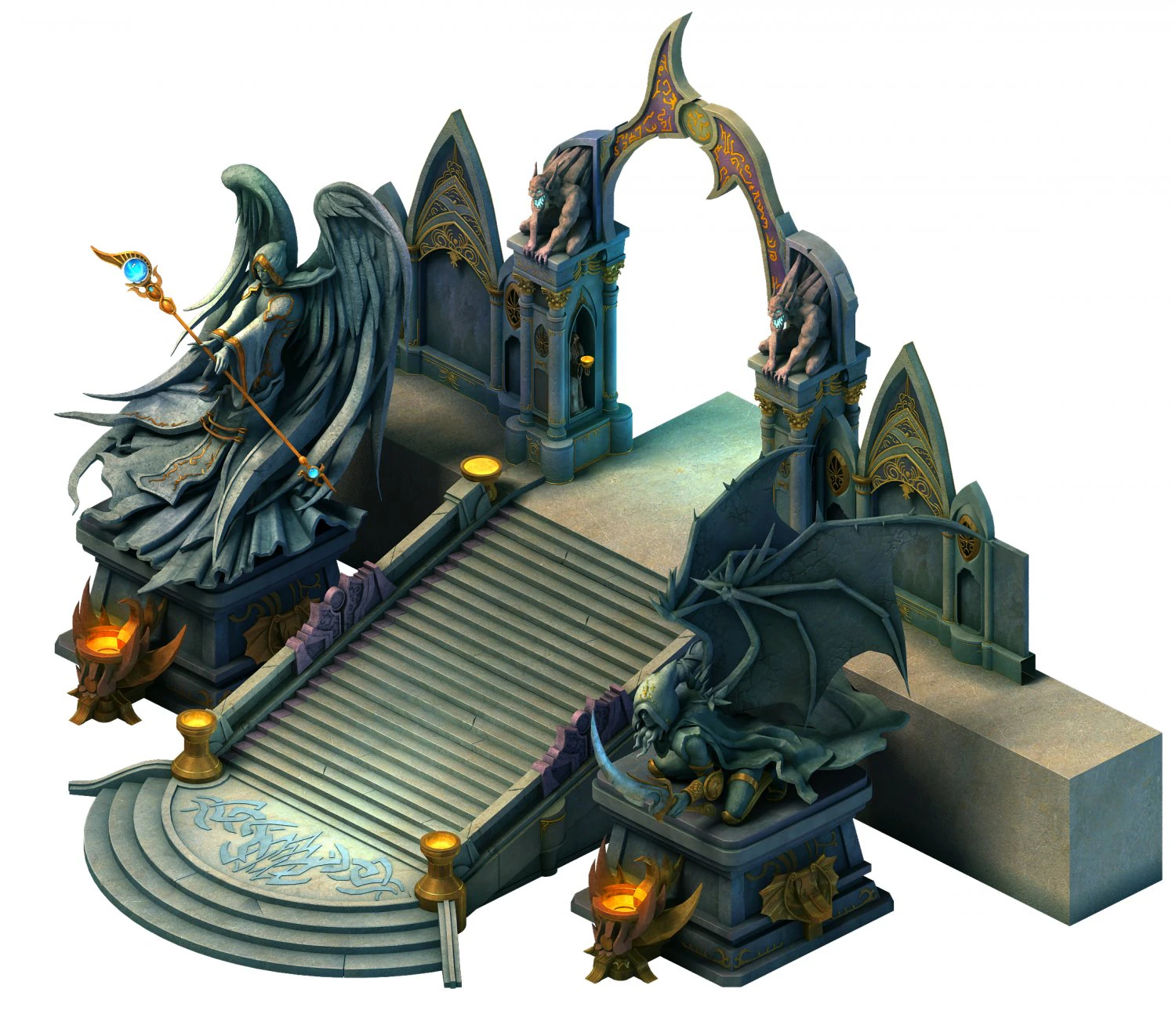 library - exit gate 01 3D Model .c4d .max .obj .3ds .fbx .stl .blend 