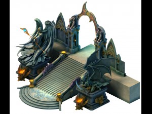 library - exit gate 01 3Dモデル