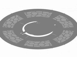 도서관 - 큰 지구본 01 3D 모델