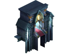 k&uuml;t&uuml;phane - kapı 02 3D Model