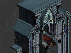 library - gate 02 3D Model