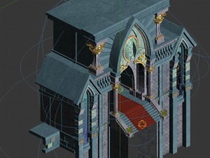 library - gate 02 3D Model