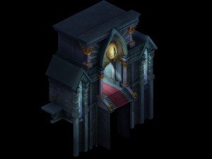 library - gate 02 3D Model
