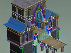 library - gate 03 3D Model