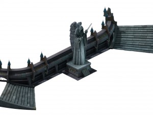 library - entrance hall 3D Model