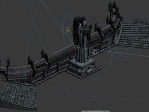 library - entrance hall 3D Model
