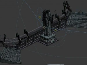 library - entrance hall 3D Model