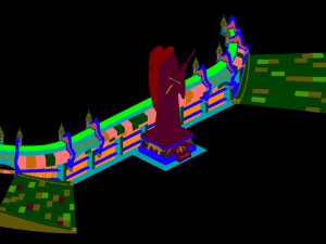 library - entrance hall 3D Model