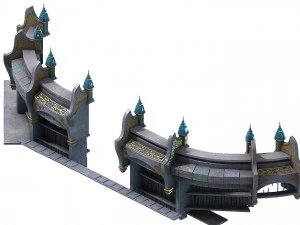 biblioteca - rinc&oacute;n de estanter&iacute;a Modelo 3D