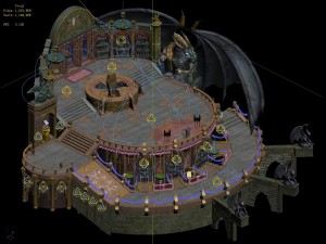 library - roundroom 02 Model 3D