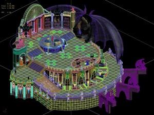 library - roundroom 02 Model 3D