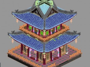 journey to the west - the restaurant 3D 模型