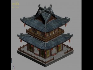 journey to the west - the restaurant 3D 模型
