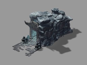 journey to the west - underground city entrance 3D Модель