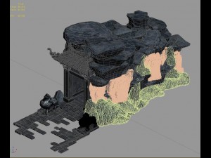 journey to the west - underground city entrance 3D-Modell