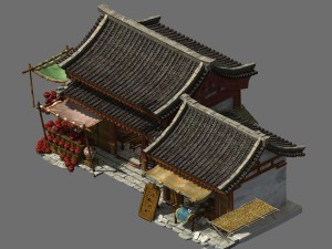 journey to the west - pub 01 3D Model